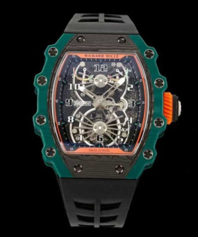 리차드밀 RM21-02 투르비용 에어로다인 뉴버젼 그린 블랙 시계 워치